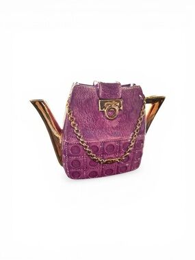 Annie Rowe “Paris” Handbag Teapot | Retired Whimsical Parisian Collectible